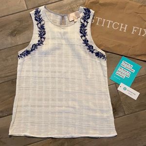 Skies Are Blue Knit Top